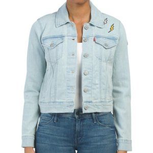 Levis Trucker JEAN Jacket Women's Lightning patch